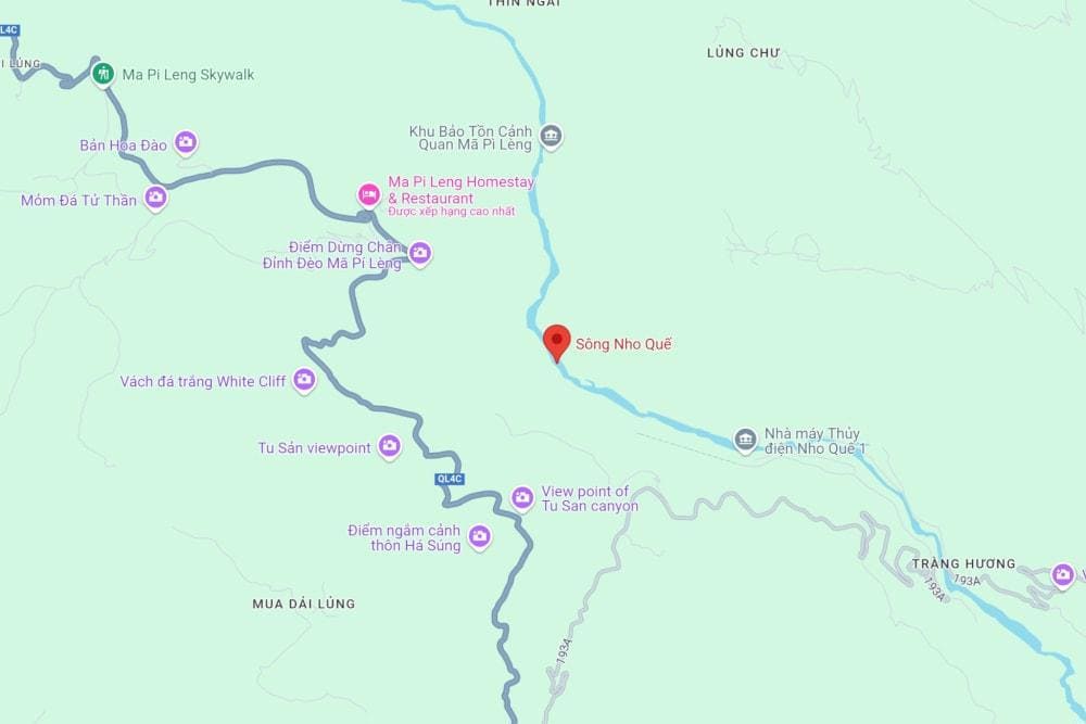 Nho Que River begins its journey from Seo Lung Village, Ha Giang